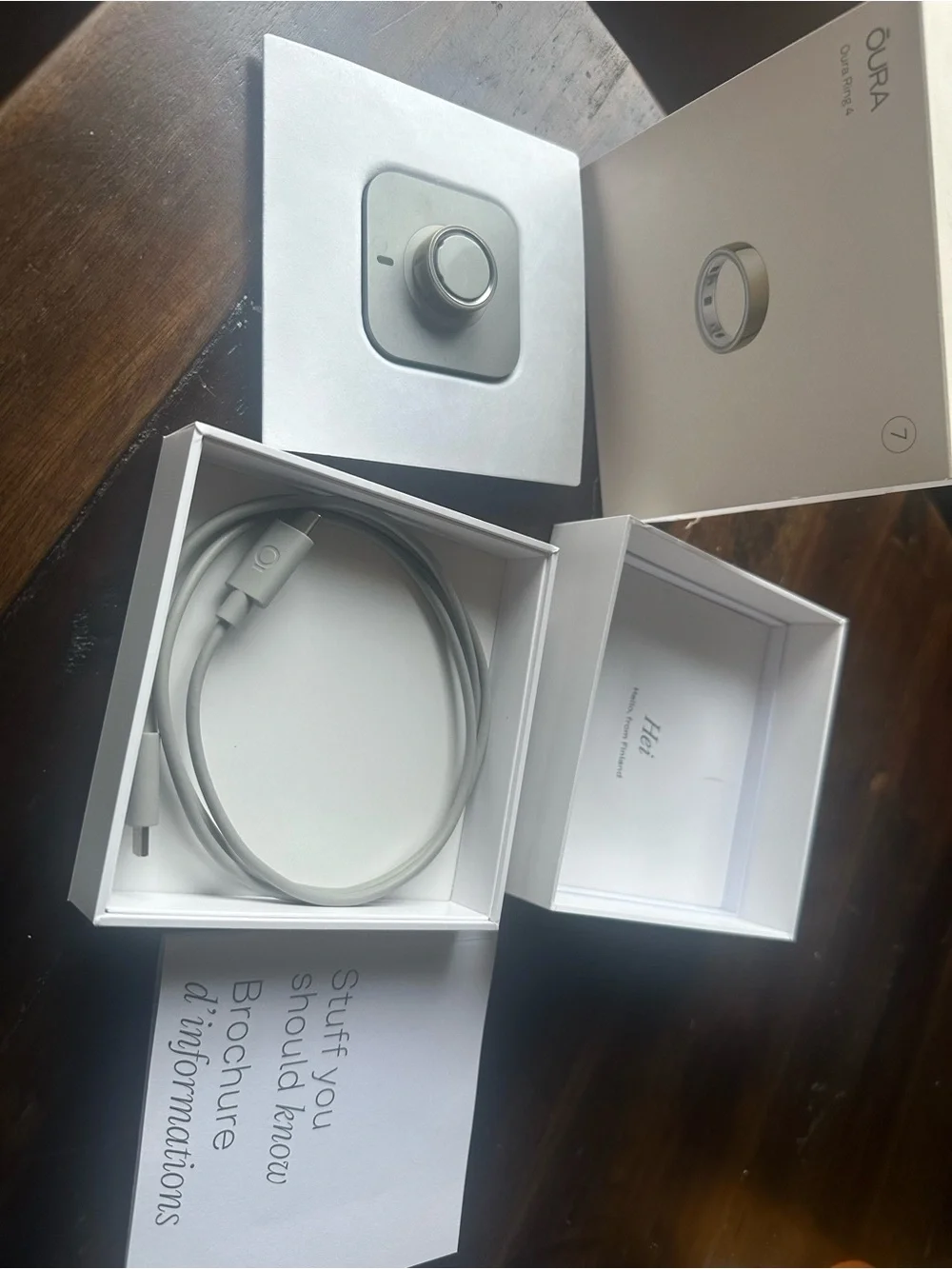 Oura Ring 4 Starter Kit - Gold Size 7